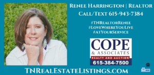 Renee Harrington Realtor 615-943-7384